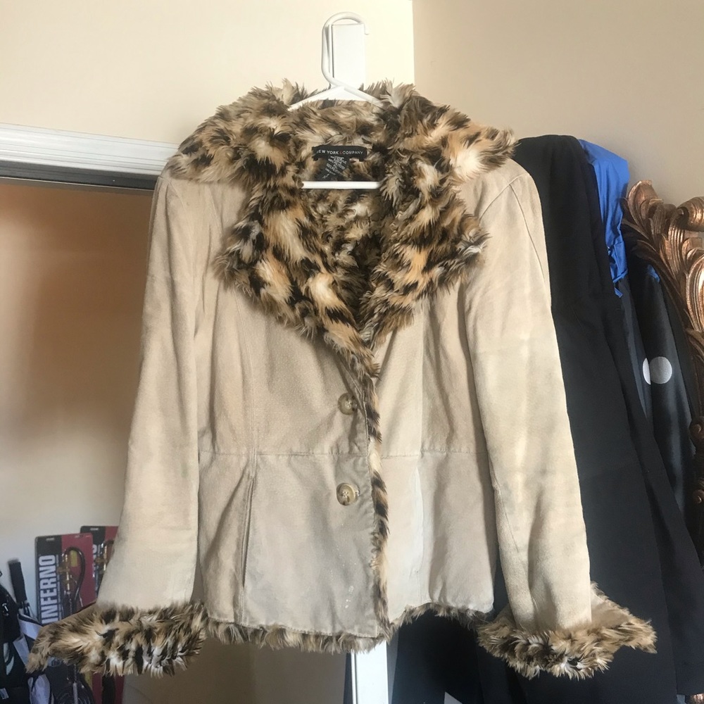 Real suede jacket
